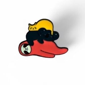 Cute Cat, sloth, and elephant Enamel Pin